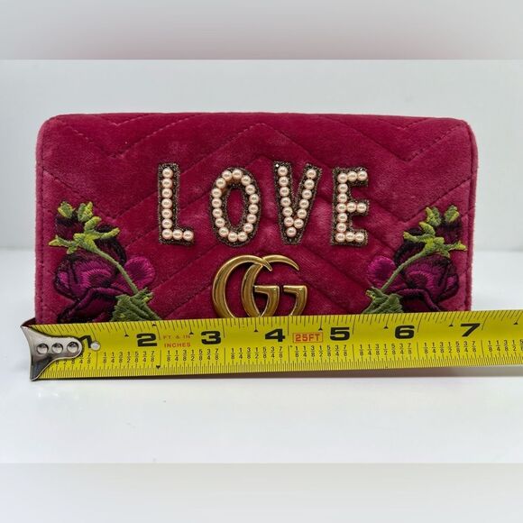 Gucci Love Embroidered Velvet Marmont - Mini - Picture 11 of 13